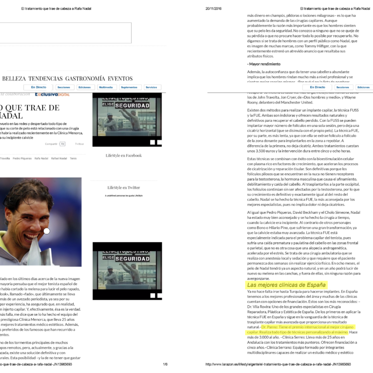 opiniones del Dr. Panno